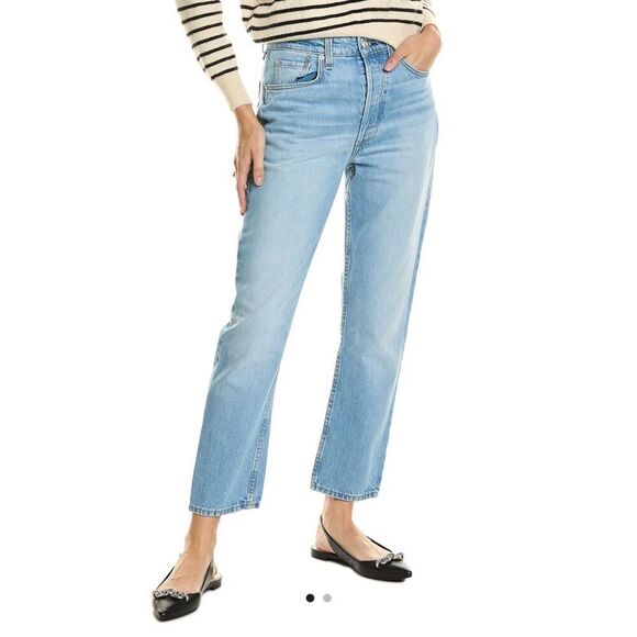 Rag & Bone Nina High-Rise Ankle Cigarette Jean in Tulip 32 - Picture 2 of 11